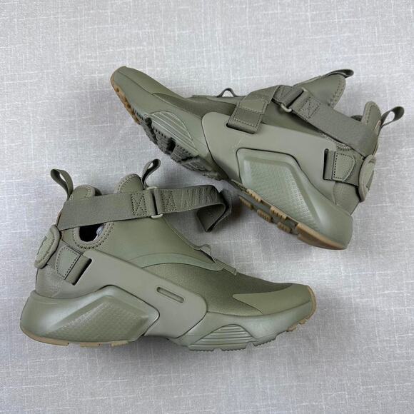 2017 Nike Air Huarache City "Olive" Women 10 - Picture 2 of 7